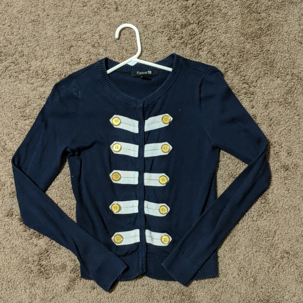 Forever 21 military style cardigan